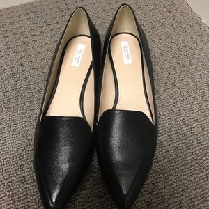 Cole Haan Dellora Skimmer Black leather pointed toe